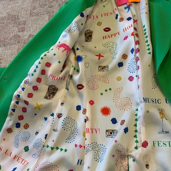 Vilagallo Green Blazer - Picture 4 of 5